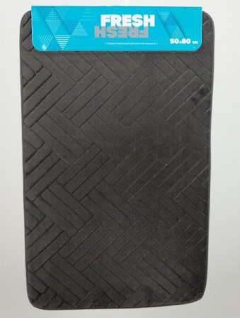 Коврик в/к 50/80 Fresh Паркет серо-коричн. 7092 - КОЛОРЛОН ВТД Новосибирск