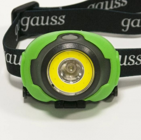 Фонарь налобный Gauss модель GFL303 4W 230lm 3xAAA LED - КОЛОРЛОН ВТД Новосибирск