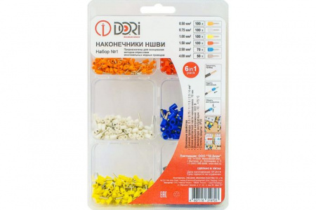 Набор №1 Наконечники штыревые НШВИ Dori 44826 - КОЛОРЛОН ВТД Новосибирск