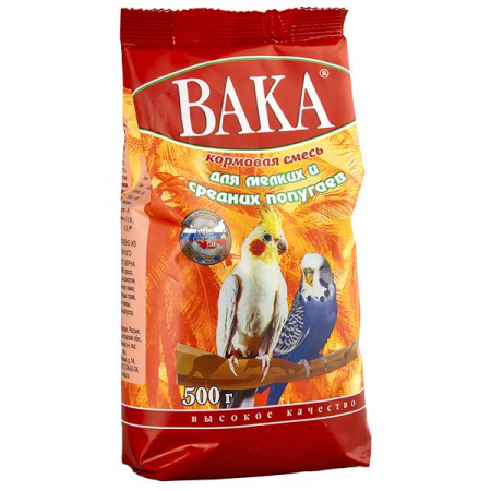 ВАКА-ВК 500г д/мелк,ср.попуг. - КОЛОРЛОН ВТД Новосибирск