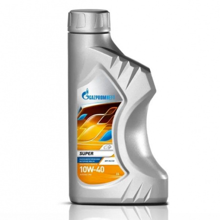 Масло Gazpromneft Super SAE 10w40, API SG/CD п/с 1л - КОЛОРЛОН ВТД Новосибирск