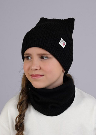 CLEVER 544086ха Шапка детская, 52-54, Черный - КОЛОРЛОН ВТД Новосибирск