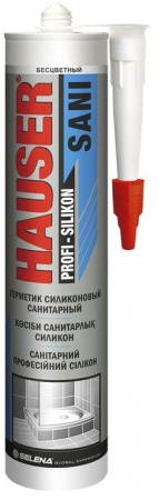 Hauser  SANI Герметик Силиконовый санитарный бесцветный 260 мл - КОЛОРЛОН ВТД Новосибирск