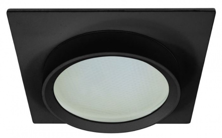 Точка 15W 230V GX53, IP44, черный, квадрат, без лампы, DL505 - КОЛОРЛОН ВТД Новосибирск