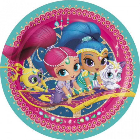 33539Тарелка 18 см, 6 шт. Shimmer & Shine - КОЛОРЛОН ВТД Новосибирск