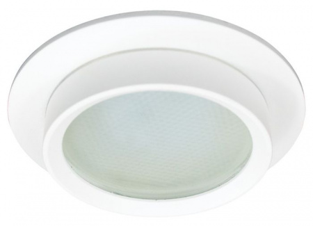 Точка 15W 230V GX53, IP44, белый, круг, без лампы, DL504 - КОЛОРЛОН ВТД Новосибирск