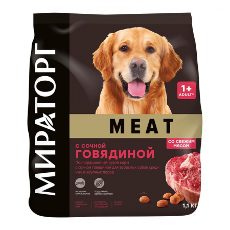1.1КГ СУХОЙ КОРМ WINNER Д/С MEAT ГОВЯДИНА  103272 - КОЛОРЛОН ВТД Новосибирск