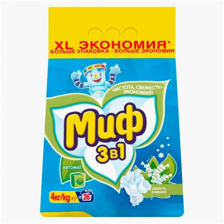 МИФ Авт СМС порошк. Свежесть голубой лагуны 4кг - КОЛОРЛОН ВТД Новосибирск