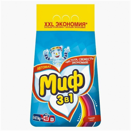 МИФ Авт СМС порошк. Cвежий цвет 6кг - КОЛОРЛОН ВТД Новосибирск