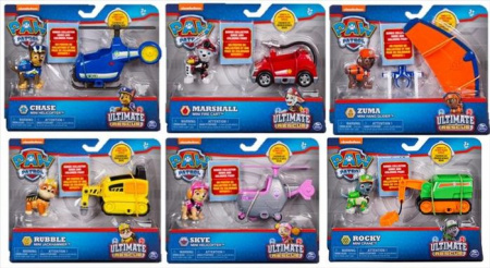 16721Игрушка Paw Patrol мини машинка спасателя с фигуркой героя - КОЛОРЛОН ВТД Новосибирск