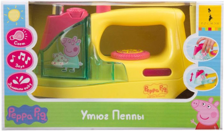 33543Свинка Пеппа. Утюг со световым и звуковым модулем. TM "Peppa Pig" - КОЛОРЛОН ВТД Новосибирск