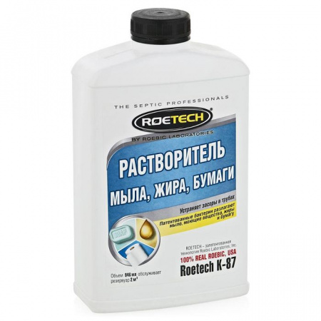 Roetech K-87 Растворитель мыла, жира, бумаги 946 мл - КОЛОРЛОН ВТД Новосибирск
