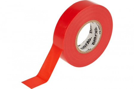Изолента ПВХ 19мм/20м/0,18мм красная KRANZ Professional - КОЛОРЛОН ВТД Новосибирск