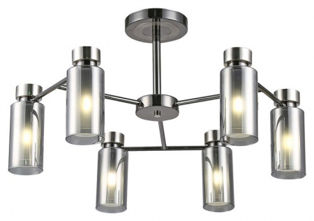 ***Потолочный светильник  Escada 1115/6PL E14*15W Chrome - КОЛОРЛОН ВТД Новосибирск