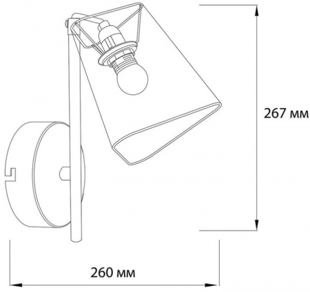 Бра Escada 10185/1A E14*40W Chrome/Grey - КОЛОРЛОН ВТД Новосибирск