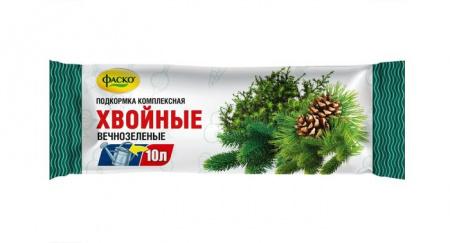 Удобрение минеральное водорастворимое Фаско® Хвойные 10гр (30шт) - КОЛОРЛОН ВТД Новосибирск