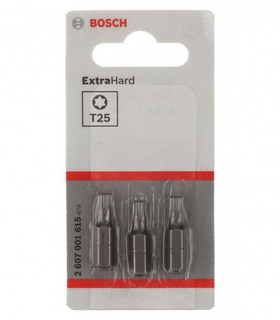 BOSCH Professional3 БИТ 25ММ TORX T25 XH 2607001615 - КОЛОРЛОН ВТД Новосибирск
