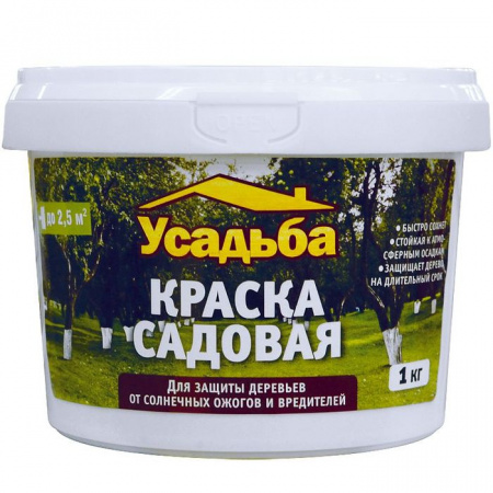 Краска садовая "Усадьба-202" 1кг/Евробанка - КОЛОРЛОН ВТД Новосибирск