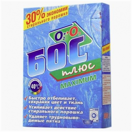 Бос-Плюс max отбеливатель Автомат без хлора 300гр - КОЛОРЛОН ВТД Новосибирск