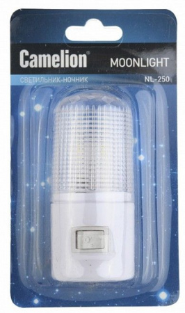 Camelion NL-250 (LED ночник с выкл, 220В) - КОЛОРЛОН ВТД Новосибирск