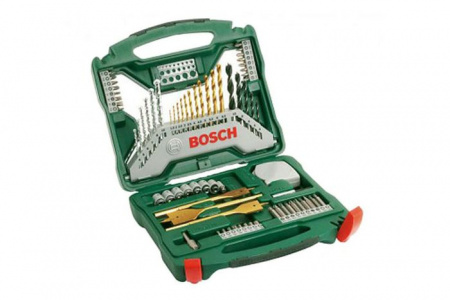 BOSCH Набор принадлежностей 70пр Titanium в кейсе 2607019329 - КОЛОРЛОН ВТД Новосибирск