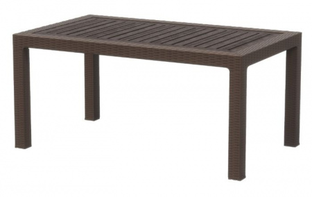 Стол прямоугольный RATTAN 160х95см Ola Dom (антрацит) - КОЛОРЛОН ВТД Новосибирск
