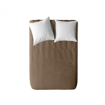 Простыня перкаль Актив 220х150 "Wenge" рис. 86295-11 Simply Taupe - КОЛОРЛОН ВТД Новосибирск