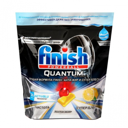 FINISH Quantum Ultimate 30 капсул лимон дойпак бесфосфатные - КОЛОРЛОН ВТД Новосибирск