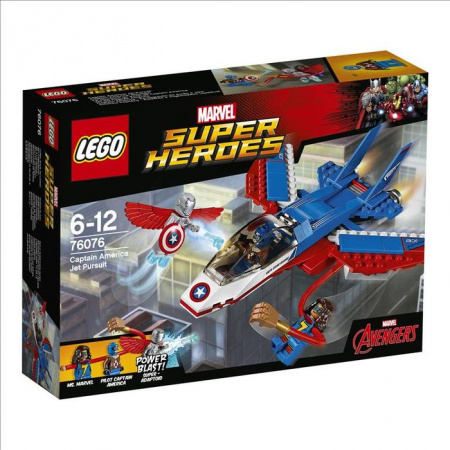 76076 Игрушка Супер Герои Воздушная погоня Капитана Америка™ - КОЛОРЛОН ВТД Новосибирск