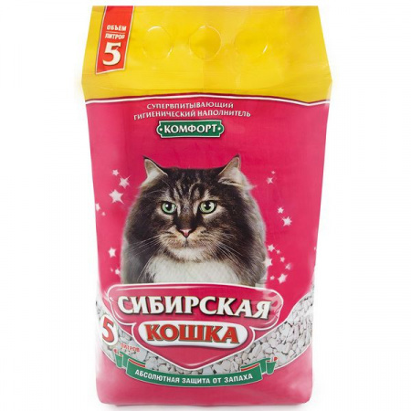 СИБИРСКАЯ КОШКА наполн. 5л КОМФОРТ - КОЛОРЛОН ВТД Новосибирск