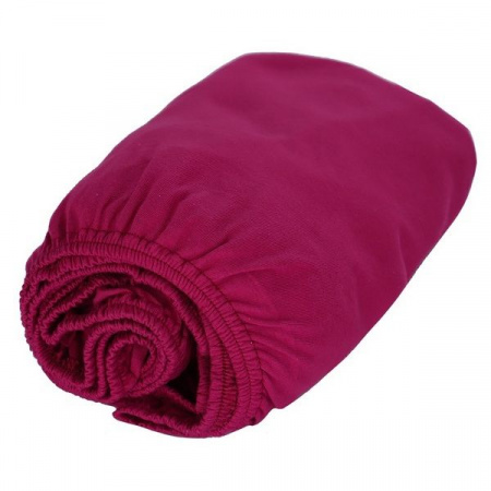 Простыня на резинке 180*200*20 трикотаж (пл.120) (марсала) - КОЛОРЛОН ВТД Новосибирск