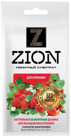 Ионитный субстрат ZION для клубники, саше 30г - КОЛОРЛОН ВТД Новосибирск