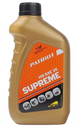 Масло PATRIOT SUPREME HD SAE 30 4Т 0,946л. - КОЛОРЛОН ВТД Новосибирск