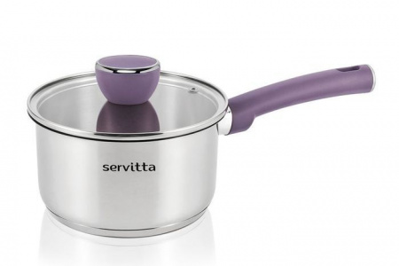 Sr0297  Ковш с крышкой 1,8 литра  Servitta серия Viola - КОЛОРЛОН ВТД Новосибирск