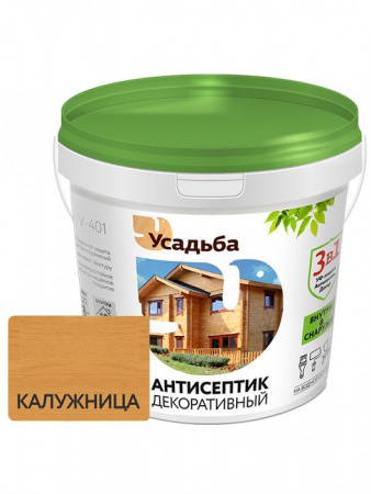 Антисептик декоративный на водной основе У-401 калужница 3кг/евроведро - КОЛОРЛОН ВТД Новосибирск