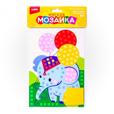Кэ-005 Мягкая мозаика. Малый набор "Слоник" - КОЛОРЛОН ВТД Новосибирск