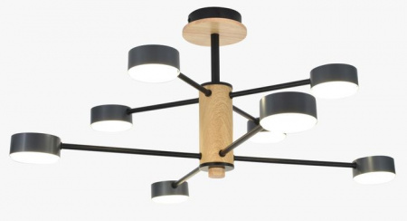 MS 1225/8 Гунт Чёрный/дерево GX53 max.9W 700х700х300мм - КОЛОРЛОН ВТД Новосибирск