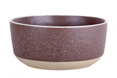 Салатник 14см  Terra  ST2357 brown - КОЛОРЛОН ВТД Новосибирск