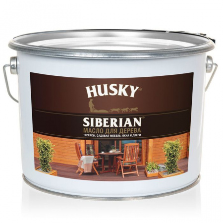 HUSKY SIBERIAN Масло для дерева (9л) - КОЛОРЛОН ВТД Новосибирск