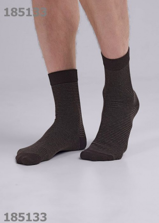 CLEVER К3407Л Носки мужские (Fashion база июль24), 29, Т.коричневый - КОЛОРЛОН ВТД Новосибирск