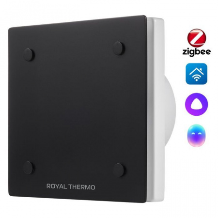 Вентилятор вытяжной Royal Thermo RAFC 100 Black - КОЛОРЛОН ВТД Новосибирск