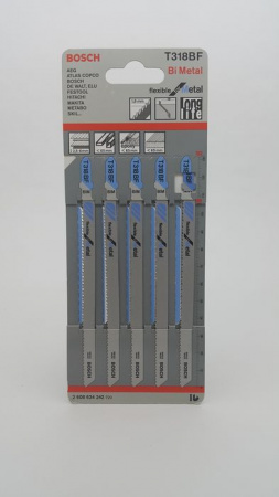 BOSCH Professional5 ЛОБЗИКОВЫХ ПИЛОК T 318 BF, BIM 2608634242 - КОЛОРЛОН ВТД Новосибирск