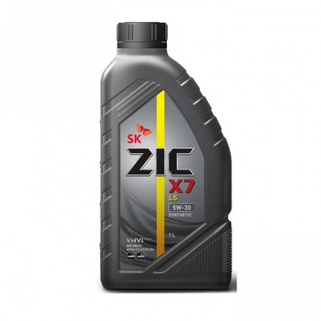 Моторное масло ZIC X7 5W30 синт  1л (12 шт/уп) - КОЛОРЛОН ВТД Новосибирск