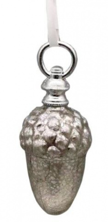 Новогоднее подвесное украшение из стекла / 5,5X5,5X14см арт.92647 - КОЛОРЛОН ВТД Новосибирск