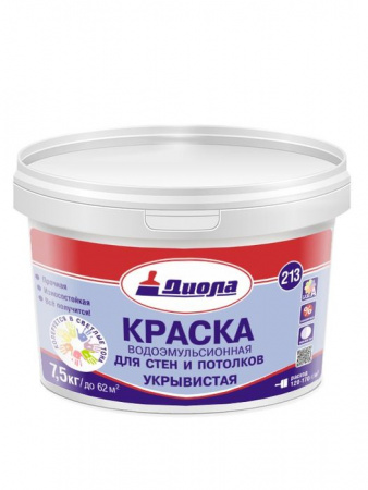 Краска водоэмульсионная для потолков и стен Д-213 3кг/Евроведро - КОЛОРЛОН ВТД Новосибирск