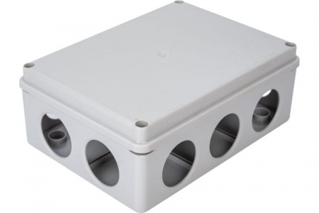 GreenEl Распред коробка 190х140х70мм открытой установки серая IP55 GE41244 - КОЛОРЛОН ВТД Новосибирск