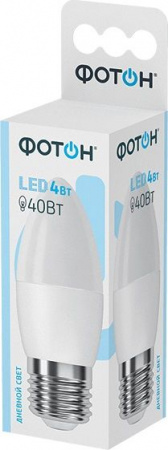 4W Led 22831 Фотон B35 E27 4000K Лампа - КОЛОРЛОН ВТД Новосибирск
