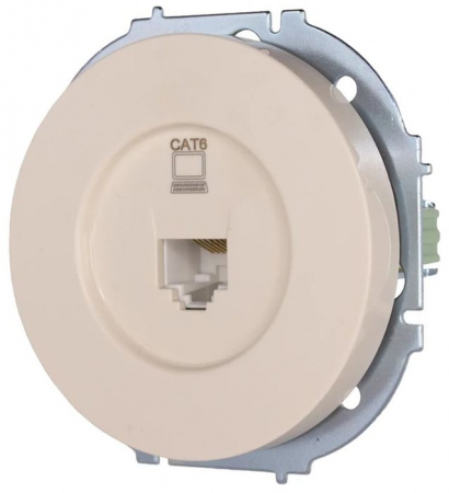 743-9088-140 OSEN  Розетка ПК Cat 6 слоновая кость - КОЛОРЛОН ВТД Новосибирск