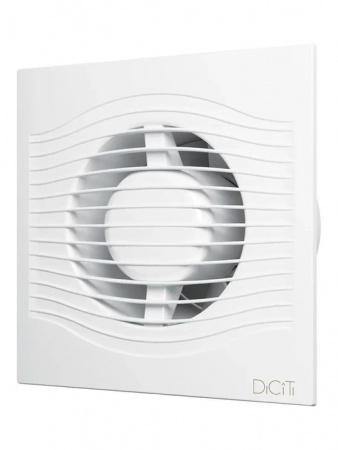 Вентилятор накладной SLIM D125 обр.клапан DICITI (D=125, V=140m3/h) - КОЛОРЛОН ВТД Новосибирск