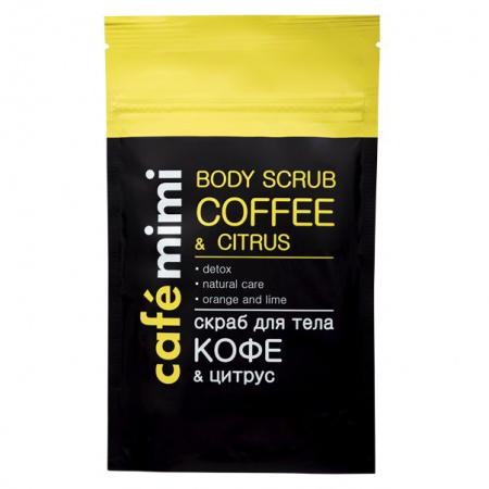 CAFE MIMI  Скраб д/тела КОФЕ И ЦИТРУС, 150гр - КОЛОРЛОН ВТД Новосибирск